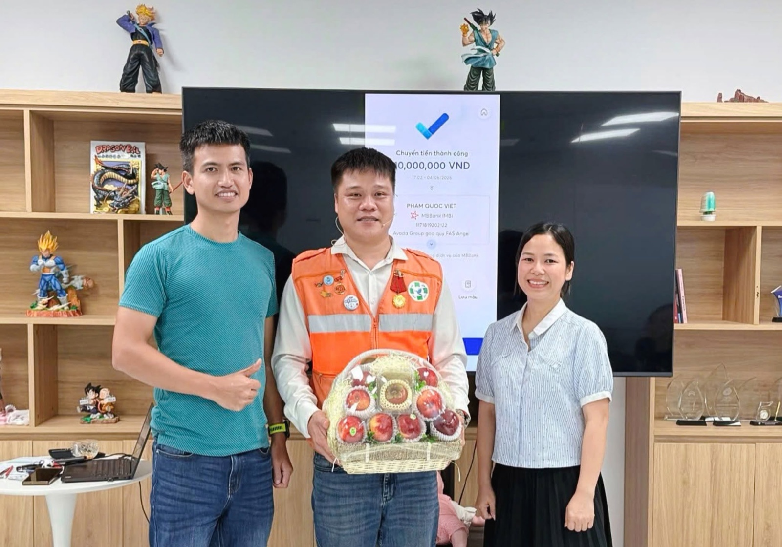Avada Group gửi tặng quỹ Đội Hỗ trợ sơ cứu FAS Angel