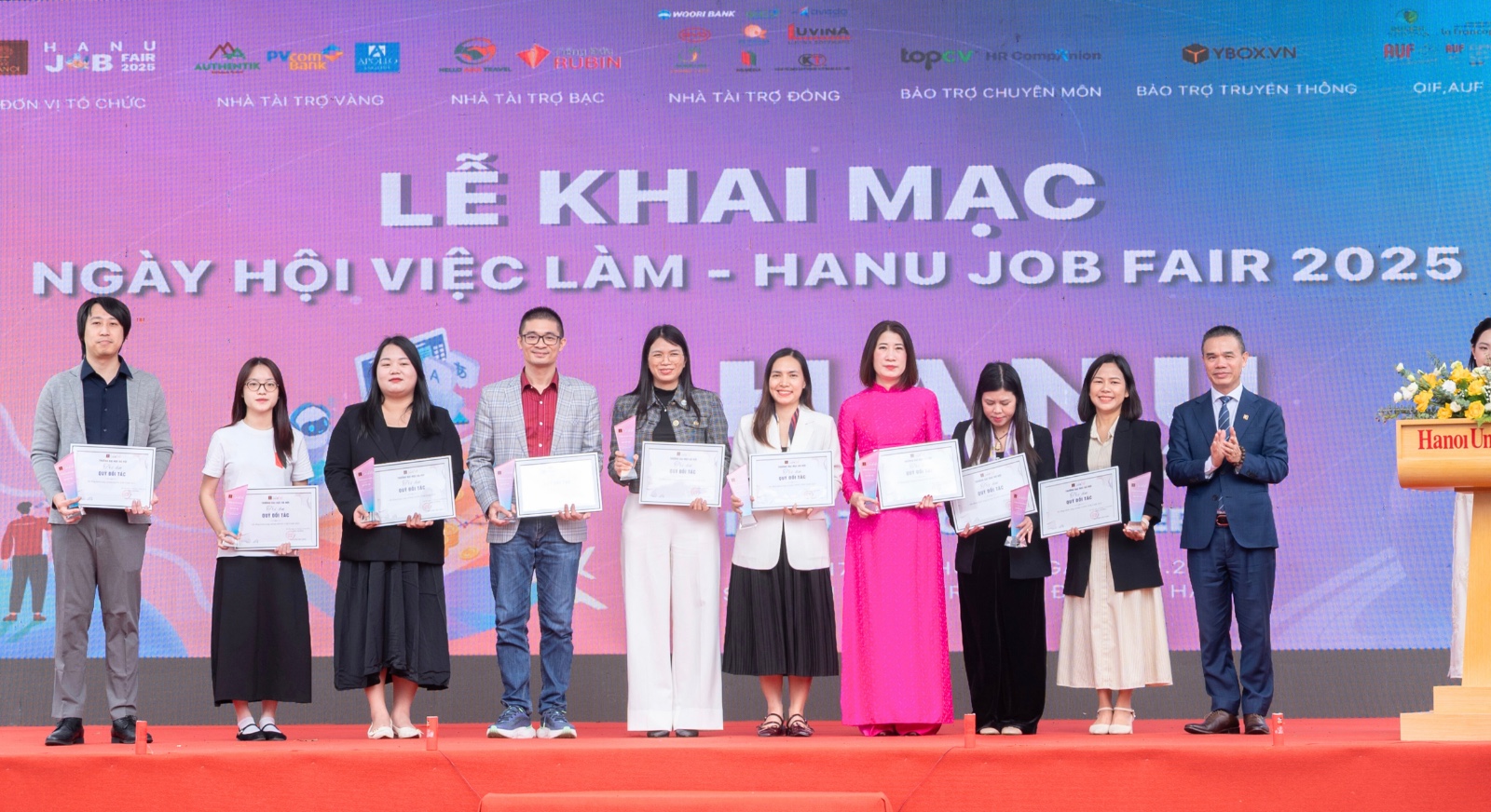 Lễ khai mạc Ngày hội việc làm Hanu Job Fair 2025