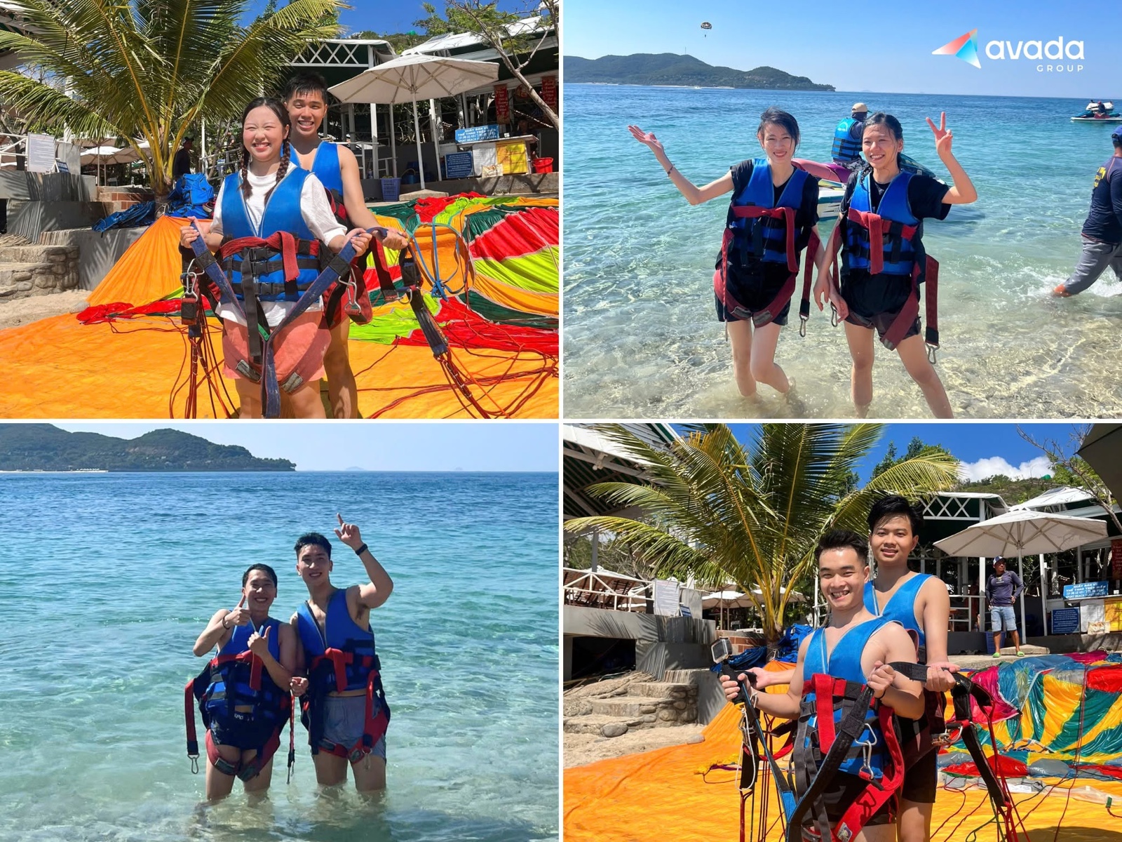 Trải nghiệm dù bay parasailing đầy kịch tính