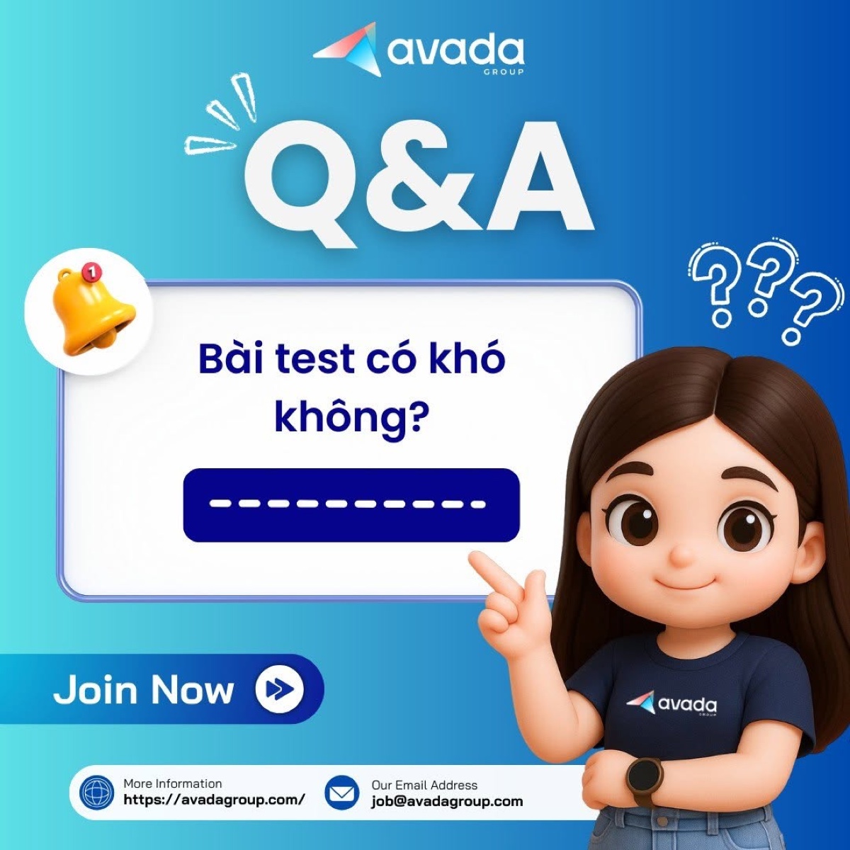 Bài test có khó không?